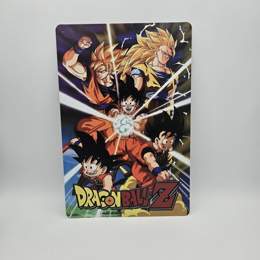 Dragon Ball Z Anime Cartoon 8×12 Metal Wall Sign Poster