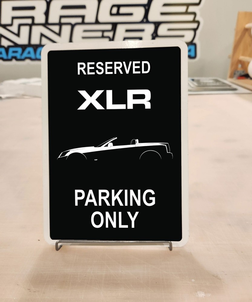 For Cadillac XLR parking sign Garage Decor Aluminum Composite