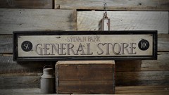 Custom General Store 5 & 10 Sign – Rustic Hand Made Vintage Wooden