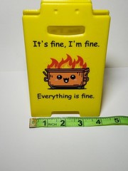 Funny “It’s Fine” Desk Sign – NEW – Great Coworker or Office Gift – Office Decor