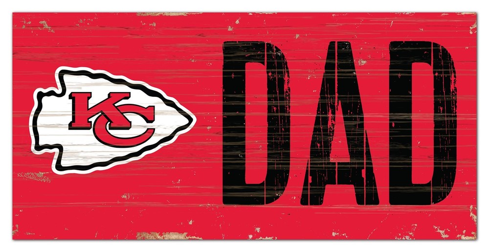 Dad 6×12 – N0715 – Kansas City Chiefs – MDF Wood