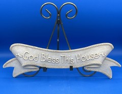 White Blessing Wall Decor Designed Exclusively For Mallory Lane Kitsch 17x 6”