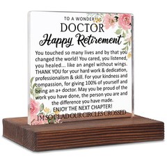 Doctor Retirement Appreciation Gift, Happy Retirement Thank You Gift for Doctor,