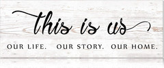 This Is Us Wall Sign Wooden Family Wall Plaques Inspiration Sign Farmhouse Entry