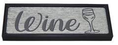 Wine Rustic Farmhouse Kitchen Standing Sign or Wall Hanging Home Decor Print