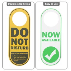 Do Not Disturb Sign Pendant Hotel Door Hanging Now Available Hanging Sign