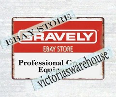 Gravely Tractors Lawn Mower ground professional equipment tin sign