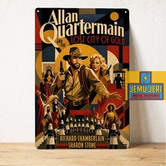 allan quatermain and the lost city of gold Movie Metal Poster 20x30cm Tin Sign