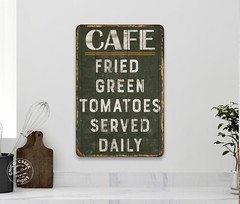 Fried Green Tomatoes Cafe Sign Farm Garden Wall Restaurant Decor 108122001057