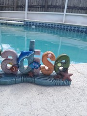 ☀️🌴🐬Paradise Colorful Nautical-themed Accent Topical Vibe Home Decor🐬🌴☀️