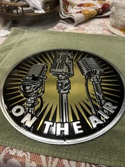 On The Air Medal Sign Adds To Any Music Room Or Office