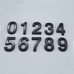 Self Adhesive 0-9 Door Number Vinyl Stickers DIY Home Apartment Gate Mailbox