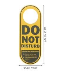 Do Not Disturb Sign Pendant Hotel Door Hanging Now Available Hanging Sign