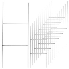 H Frame Wire Stakes 17.5” X 7” 9 Gauge Galvanized Steel – for 4mm Signs