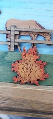 Wood Framed 3D Horse Farm Barn Geese Art Picture Wall Hanging 24″ x 12″ Signed