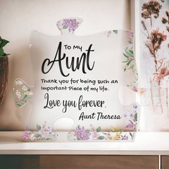 Aunt Acrylic Puzzle Plaque, Gift for Aunt