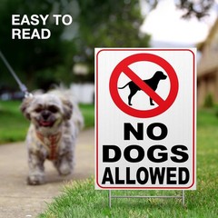 Durable 3 PC Lawn Signs – 8×12 Double-Sided Keep Off Grass for Home & Business