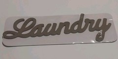 Laundry Room Sign 14″ (Brown)