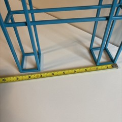 Wall Or Room Decor Teal Metal Letter “H” Hanging Or Free Standing