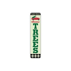 Christmas Trees Farm Fresh Holiday Metal Sign