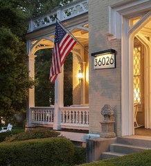 Outdoor LED Address Plaque, Warm White Illumination