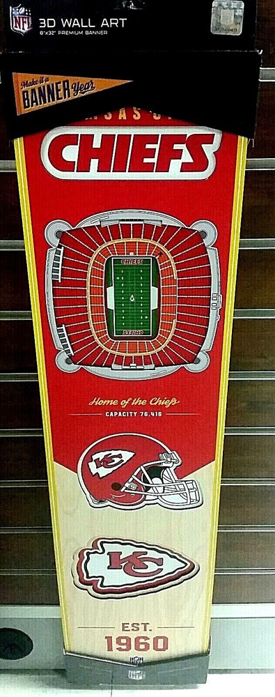 Kansas City Chiefs 3D Wall Art – NFL
