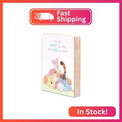 Disney Winnie the Pooh It’s Not What We Have But Who We Have Wood Block Decor –