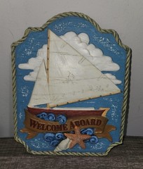 Figi Graphics Inc “Welcome Aboard” Wall Decor