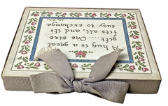 Eleanor Biles Gifts: Hanging Standing Plaque, 5 in x 4.5 in x 0.5 in