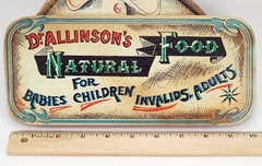 Vintage Wood Sign Baby Food Dr. Allinson’s Natural Foods
